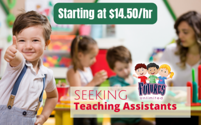 Hiring education paras/teaching assistants for 23-24 preschool year at $14.50/hr