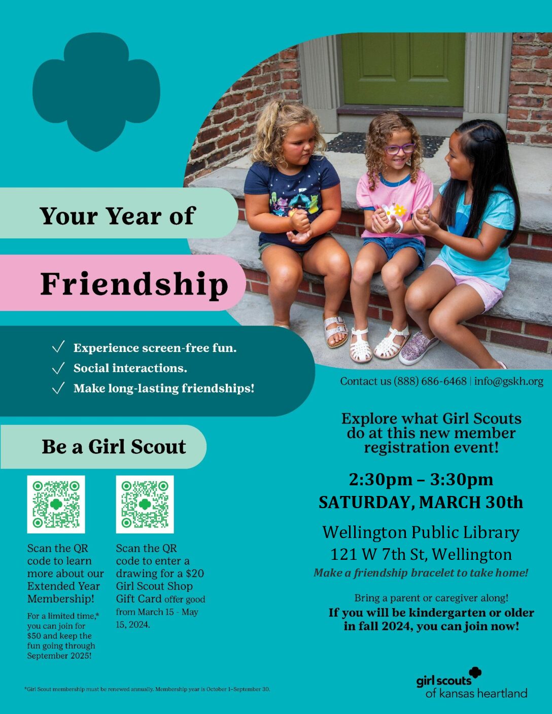Explore Girl Scouts on March 30th