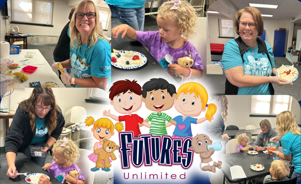 Early Head Start visits the library