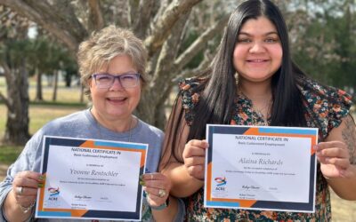 Two staff members strengthen services with ACRE certification